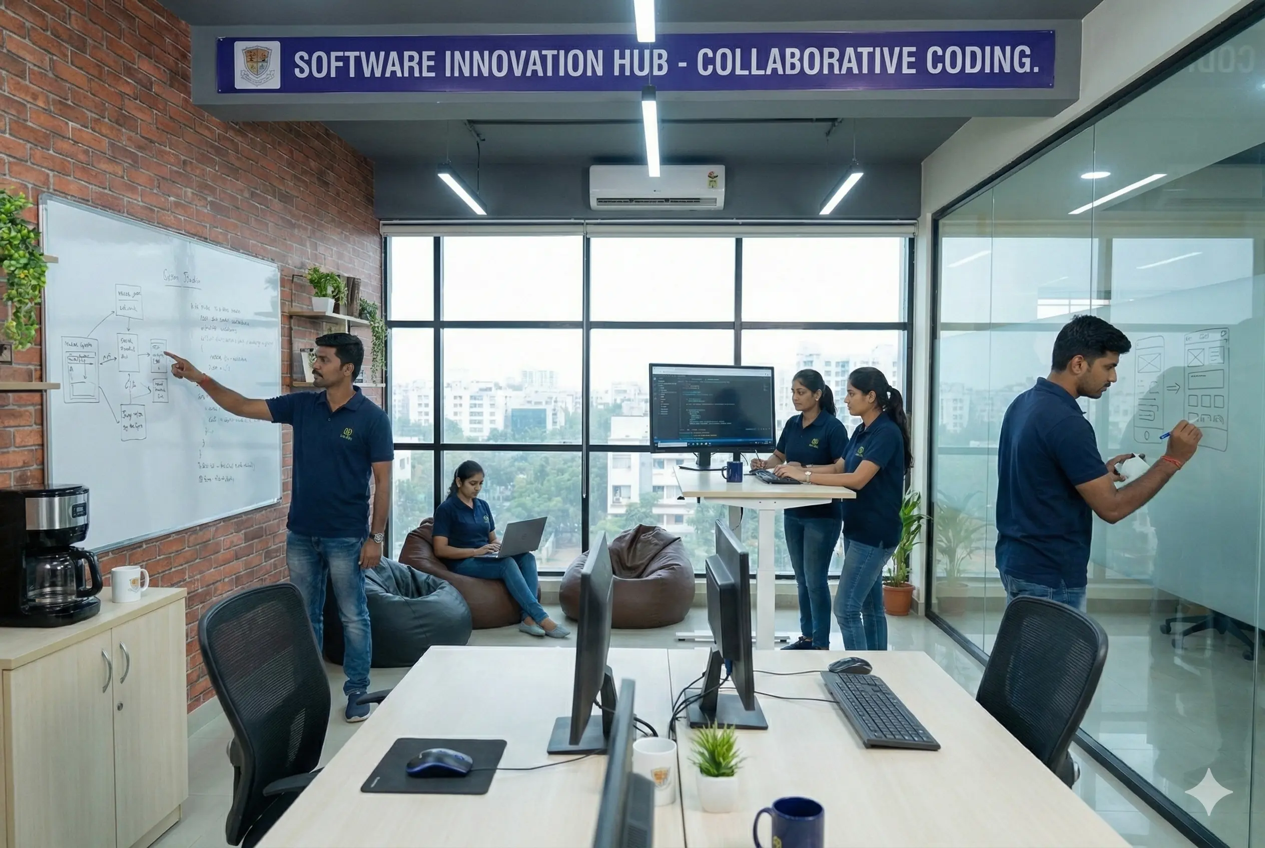 Computer Students Coding