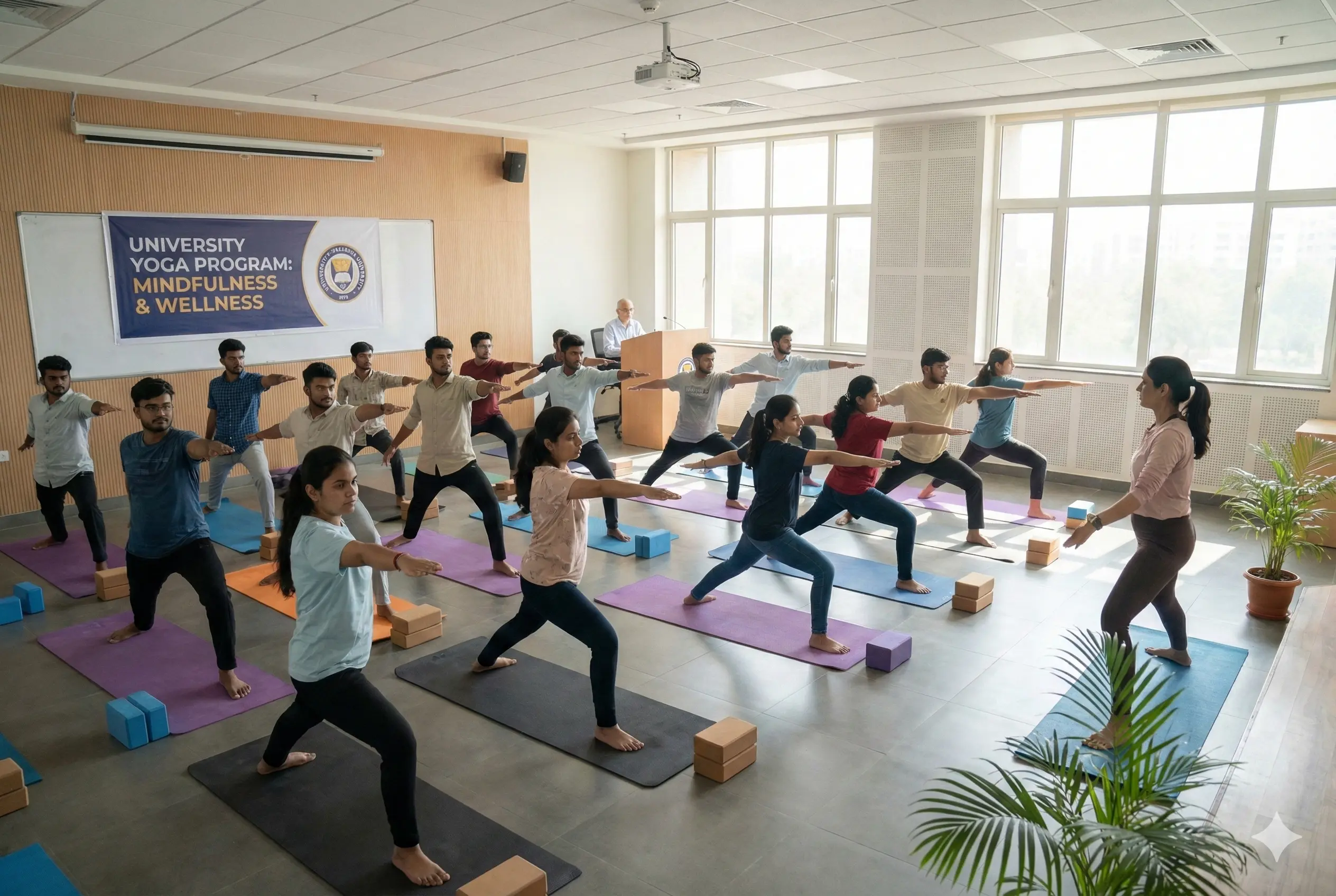 Yoga Students Learning
